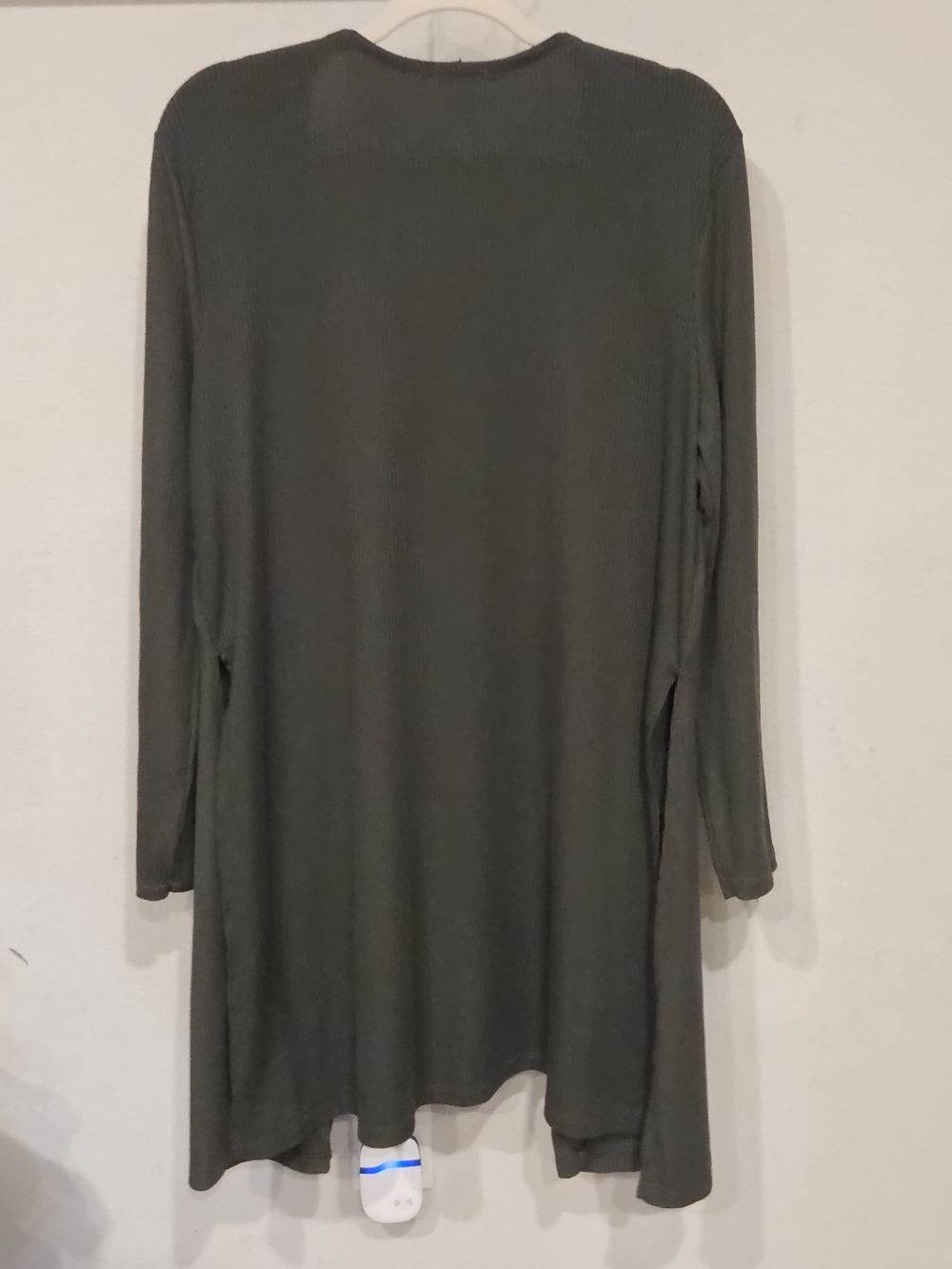 Splash Olive Ribbed Top - Picture 3 of 3